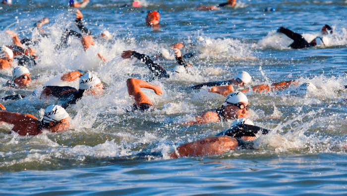 triathlon tips race day swim