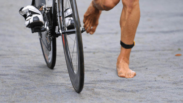 triathlon transition socks off